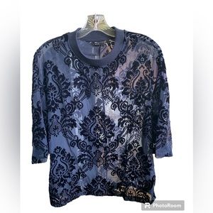 ASOS design dark blue top in size S.